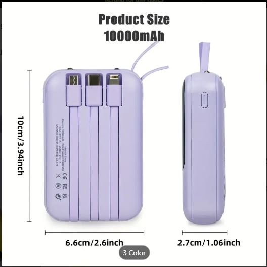 Fast Charging 10000mAh Mini Power Bank - Image 3